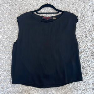 Alice + Olivia Silk Black Blouse, size: xs